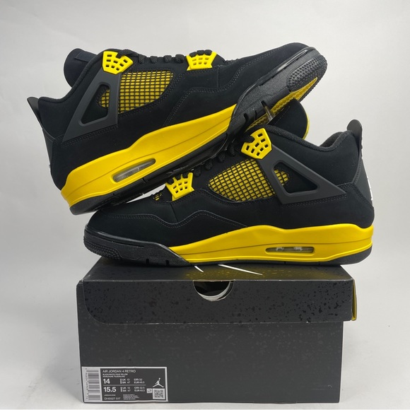 Nike Air Jordan 4 Retro “Thunder/Tour Yellow” 2023 - Picture 3 of 4